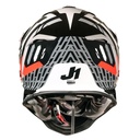 CASCO JUST1 J39 MARSHALL WHITE/RED/BLACK GLOSS XL