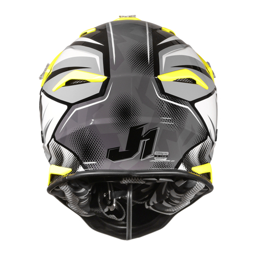 CASCO JUST1 J39 REVO GREY/YELLOW FLUO/BLACK MATT S