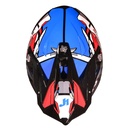 CASCO JUST1 J39 SUPPRESSOR RED/BLUE/BLACK GLOSS L