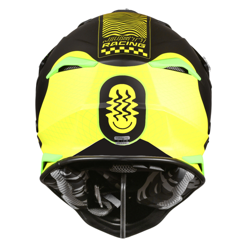 CASCO JUST1 J39 XENO FLUO YELLOW/BLACK MATT M