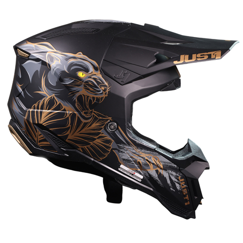 CASCO JUST1 J40 PANTER BLACK MATT L