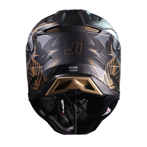 CASCO JUST1 J40 PANTER BLACK MATT M