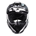 CASCO JUST1 J40 SPEED BLACK/WHITE GLOSS XL