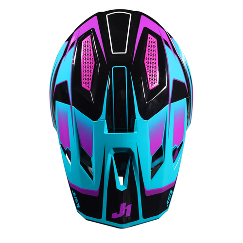 CASCO JUST1 J40 SPEED PURPLE/BLUE/BLACK GLOSS XL