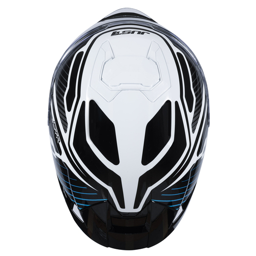 CASCO JUST1 J-STR TACTICAL BLUE/WHITE GLOSS XXL