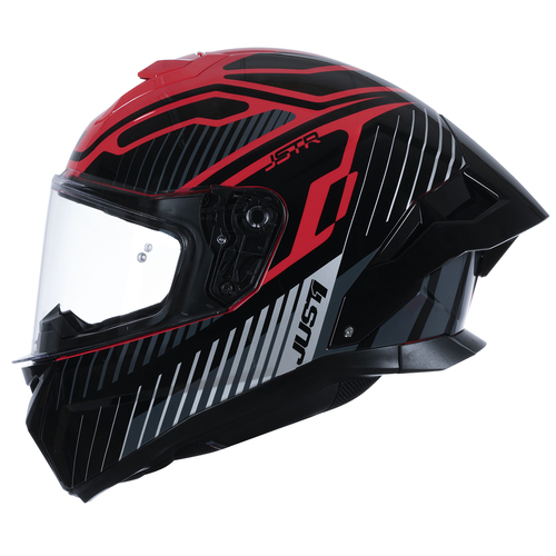 CASCO JUST1 J-STR TACTICAL RED/SILVER GLOSS M