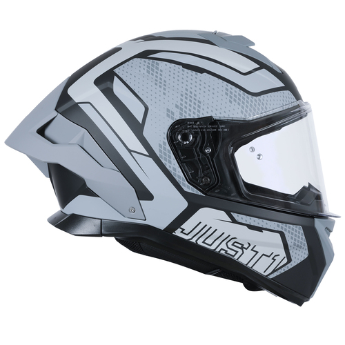 CASCO JUST1 J-STR UNION BLACK/GREY MATT XL