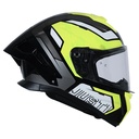 CASCO JUST1 J-STR UNION BLACK/YELLOW GLOSS L