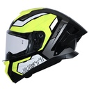 CASCO JUST1 J-STR UNION BLACK/YELLOW GLOSS XXL
