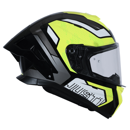 CASCO JUST1 J-STR UNION BLACK/YELLOW GLOSS XXL
