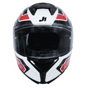 CASCO JUST1 J-STR UNION RED/WHITE GLOSS XL