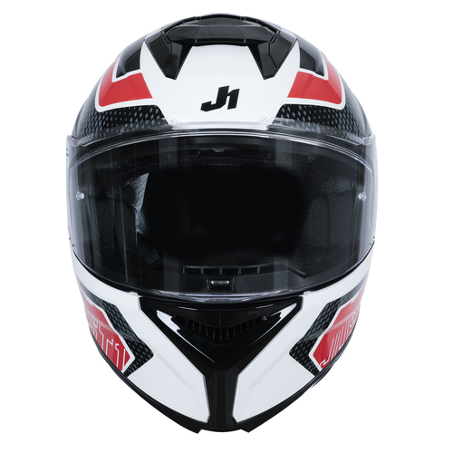 CASCO JUST1 J-STR UNION RED/WHITE GLOSS XXL
