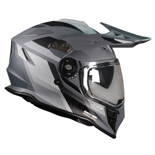 CASCO JUST1 J34 PRO GLOBE GREY/BLACK MATT M