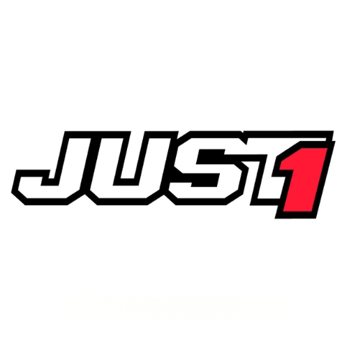 CASCO JUST1 J40 SPEED BLACK/WHITE GLOSS L