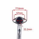 CAÑO DE ESCAPE MOTOMEL NEW S2 150 TUBULAR OEM