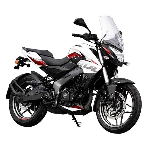 PARABRISA BAJAJ ROUSER NS200 (CRISTAL) CON SOPORTES 3MM MTC (NAC)