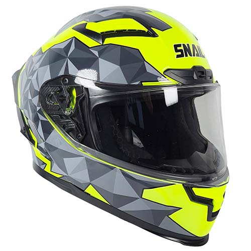 CASCO SNAIL FF871 FLUO YELLOW/GREY S