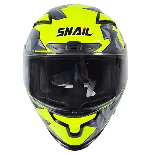 CASCO SNAIL FF871 FLUO YELLOW/GREY L