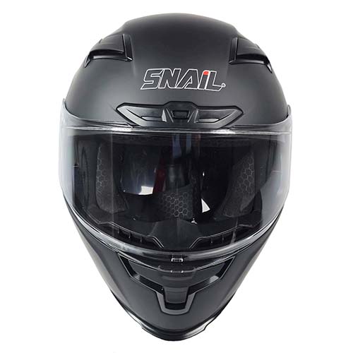 CASCO SNAIL FF871 DOBLE VISOR BLACK MATT XXL