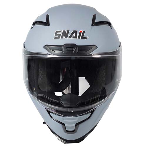 CASCO SNAIL FF871 DOBLE VISOR GREY MATT XL