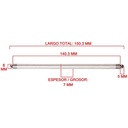 VARILLA DE VALVULA MOTOMEL SKUA 250 BASE NEW (2 pcs) OEM