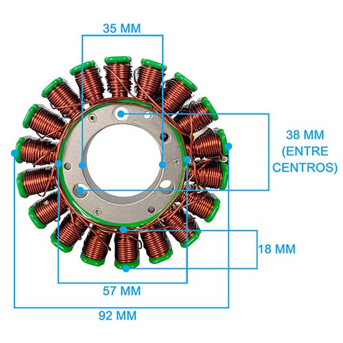 ESTATOR BAJAJ DOMINAR 400 UG STD