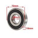 RULEMAN CIGUEÑAL 63/28 1-RS (28x72x18) TITAN 2000/CHINOS 200/250 STD