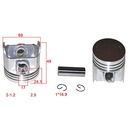 KIT CILINDRO + PISTON MOTOMEL DAKAR 200/SKUA 250 CADENERA (69mm) STD