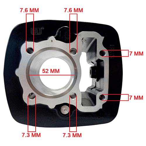 KIT CILINDRO + PISTON HONDA CBF125 TWISTER STD