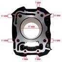KIT CILINDRO + PISTON HONDA CB300F / XR300L TORNADO (77MM) STD