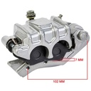 CALIPER DE FRENO DELANTERO CON PASTILLAS HONDA XR150L / XR250 TORNADO / XR125L / C125 BIZ STD
