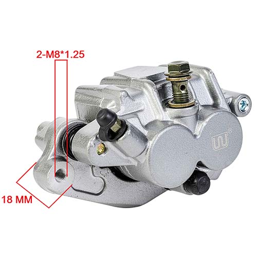 CALIPER DE FRENO DELANTERO CON PASTILLAS HONDA XR150L / XR250 TORNADO / XR125L / C125 BIZ STD
