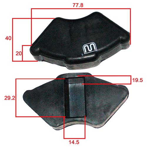GOMA DE MAZA YAMAHA FZ16/NEW CRYPTON STD