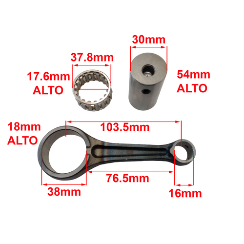 BIELA COMP. MOTOMEL SKUA 200 / MOTARD 200 (103.5x16x30) STD