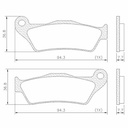 PASTILLA DE FRENO PULSAR 180 / FZ-16 DEL FRASLE (FMPD00883)