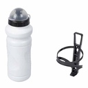 CARAMAÑOLA BLANCA SPORTS 600CC CON TAPA CUBRE PICO Y SOPORTE TRANSPARENTE PLASTICA VC (1072B)