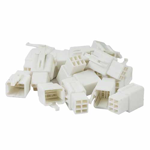 FICHA HEMBRA 6 TERMINALES PLASTICA VC (775)