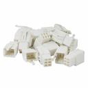 FICHA HEMBRA 6 TERMINALES PLASTICA VC (775)