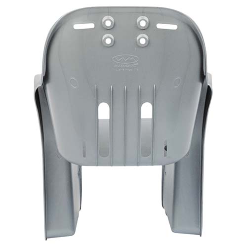 SILLA DE NIÑOS TRAS P/BICI C/APOY.CAB./PROTEC. PIES/APOY. MAN/OJO DE GATO. COL GRIS PLASTICA VC (998G)