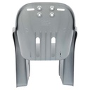 SILLA DE NIÑOS TRAS P/BICI C/APOY.CAB./PROTEC. PIES/APOY. MAN/OJO DE GATO. COL GRIS PLASTICA VC (998G)