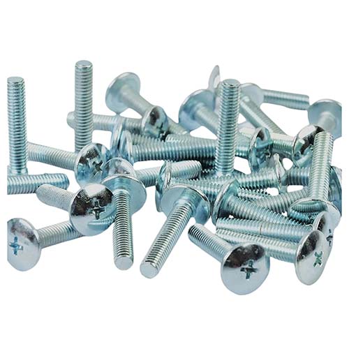 TORNILLO M6X20 PLATEADO P/PLASTICOS CABEZA Ø 16mm X UNIDAD PLASTICA VC (T003A)