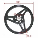 ARO DE LLANTA COMPLETO ALUMINIO DEL. YAMAHA YBR 125 STD