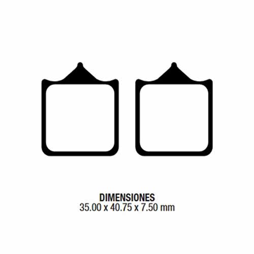 PASTILLA DE FRENO BENELLI TORNADO DEL.FRIMA (135)