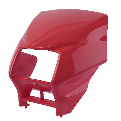 MASCARA CUBRE OPTICA HONDA NXR 125/XR 125 BROS ROJO MTC