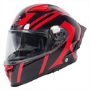 CASCO SNAIL FF871 DOBLE VISOR RED/BLACK L