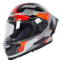 CASCO SNAIL FF871 DOBLE VISOR SILVER/ORANGE M