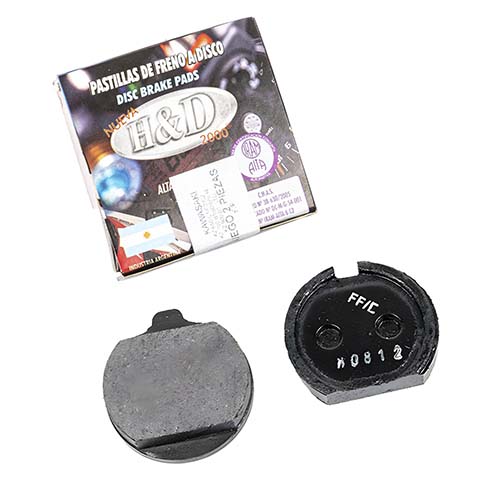 PASTILLA DE FRENO KAWASAKI KZ 650 / 750 / 900 / 1000 TRASERA HYD (132)