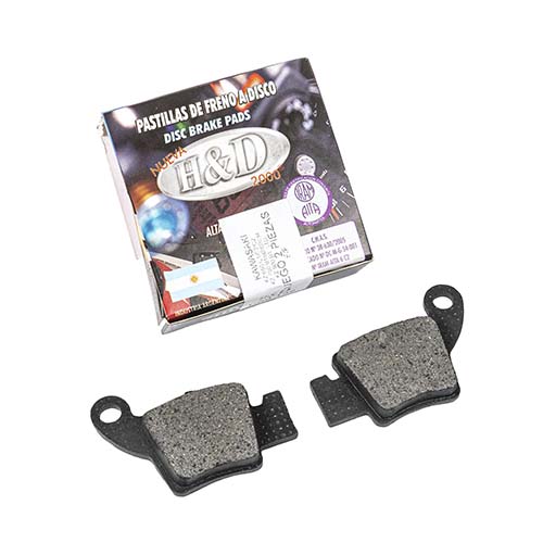 PASTILLA DE FRENO MOTOMEL MEGALLI 250 TRASERA HYD (158)