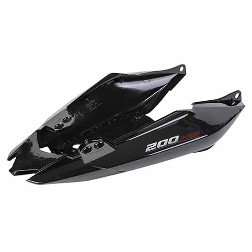 CACHA BAJO ASIENTO COMPLETA BAJAJ ROUSER NS200 NEGRO MTC