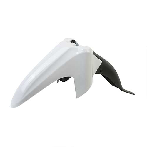 GUARDABARRO DEL. YAMAHA NEW CRYPTON 110 (2 PCS) BLANCO MTC